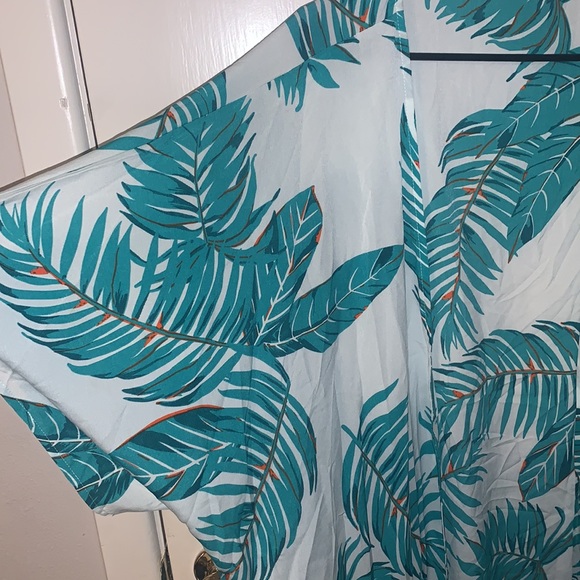 Long palm print kimono - Picture 2 of 5